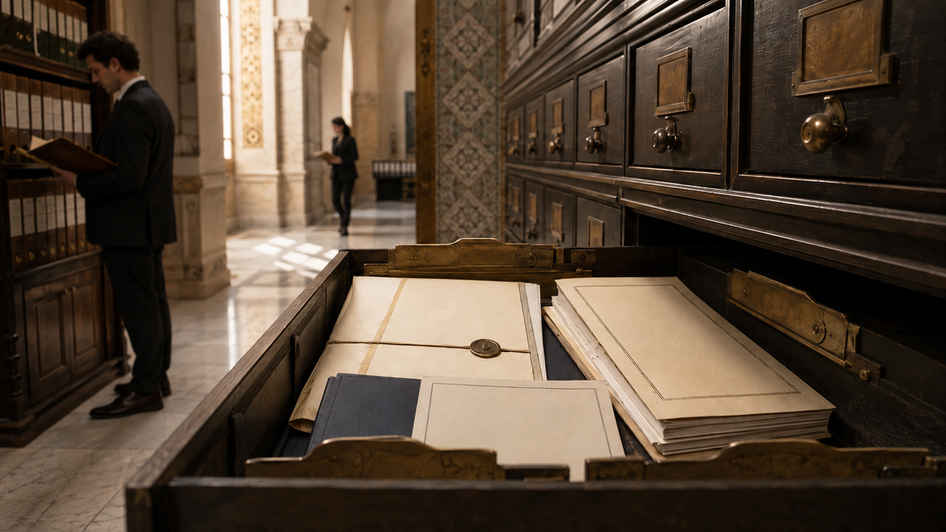 Foreign judgment file and procedural documents for its recognition in Tunisia